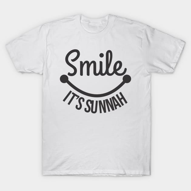 Islam - Smile It's Sunnah T-Shirt by ahmadzakiramadhan